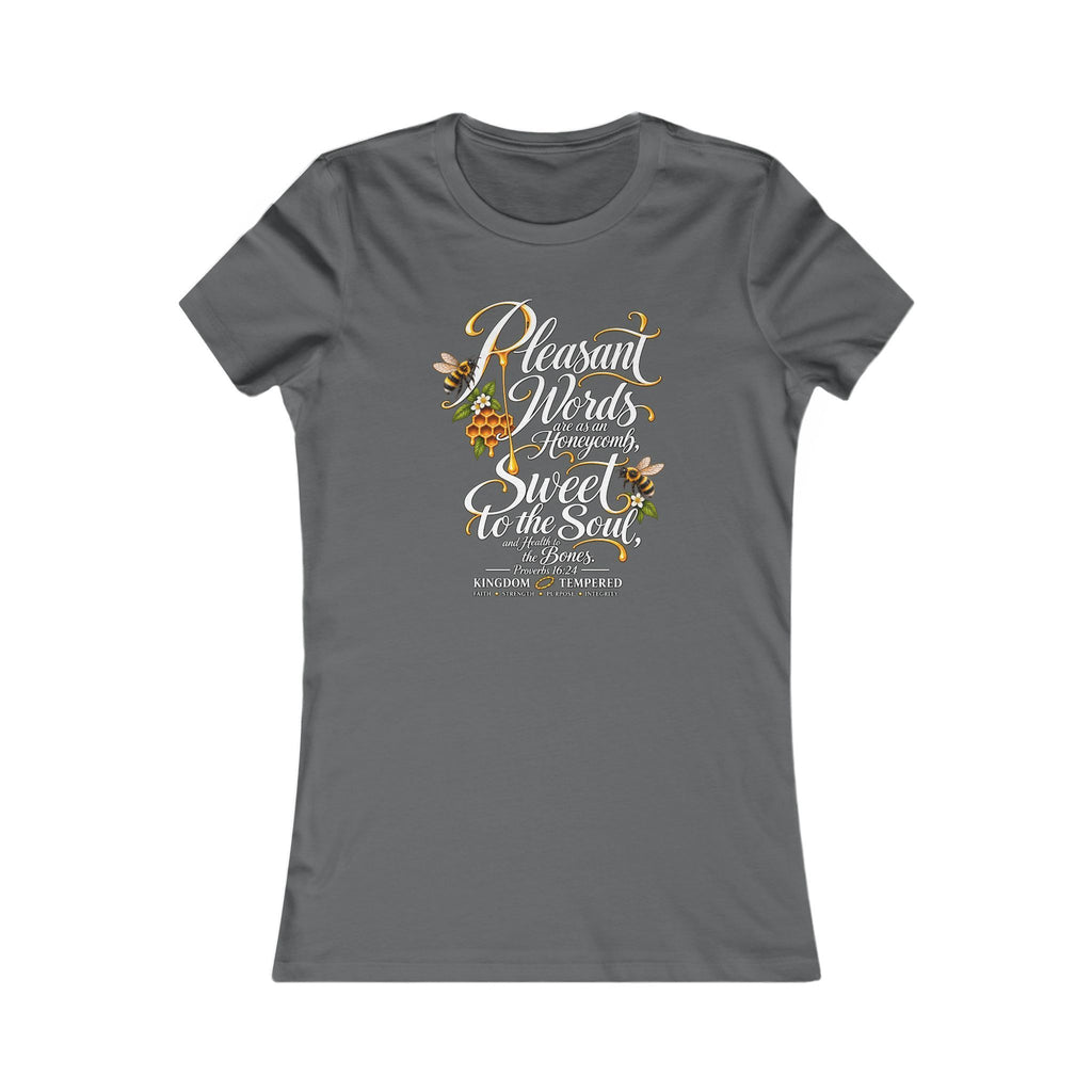 Women's Pleasant Words White Lettering