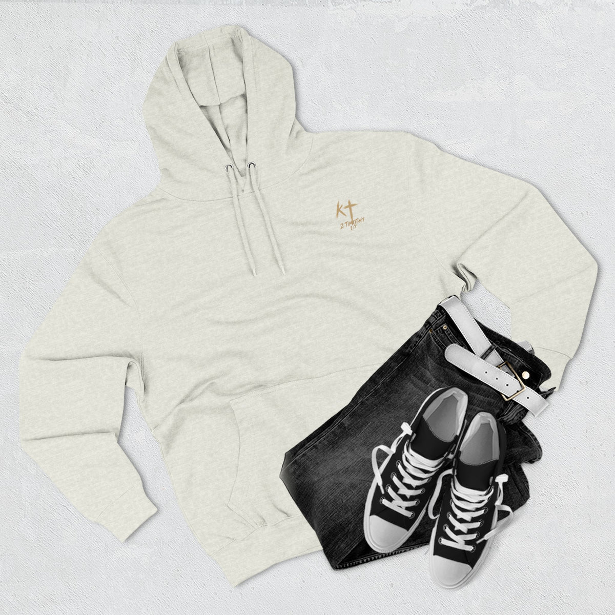 Power, Love & Sound Mind Hoodie – Christian Faith Verse Fleece Hoodie