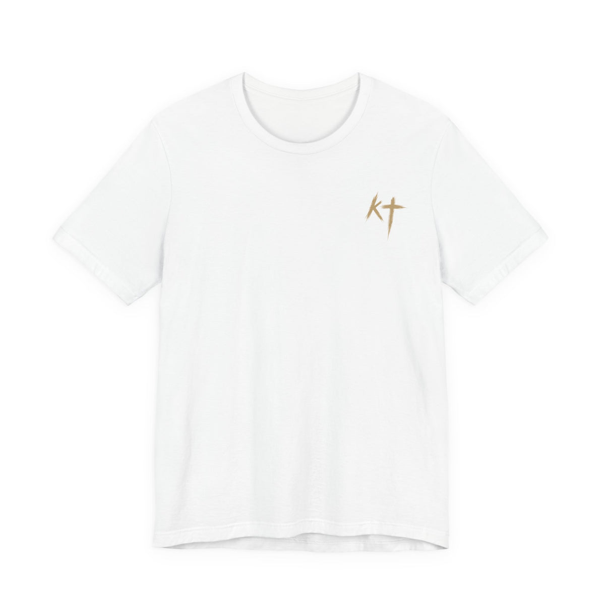 Christian Cross Reflection Tee — 'I Will Be With You' Inspirational T-Shirt