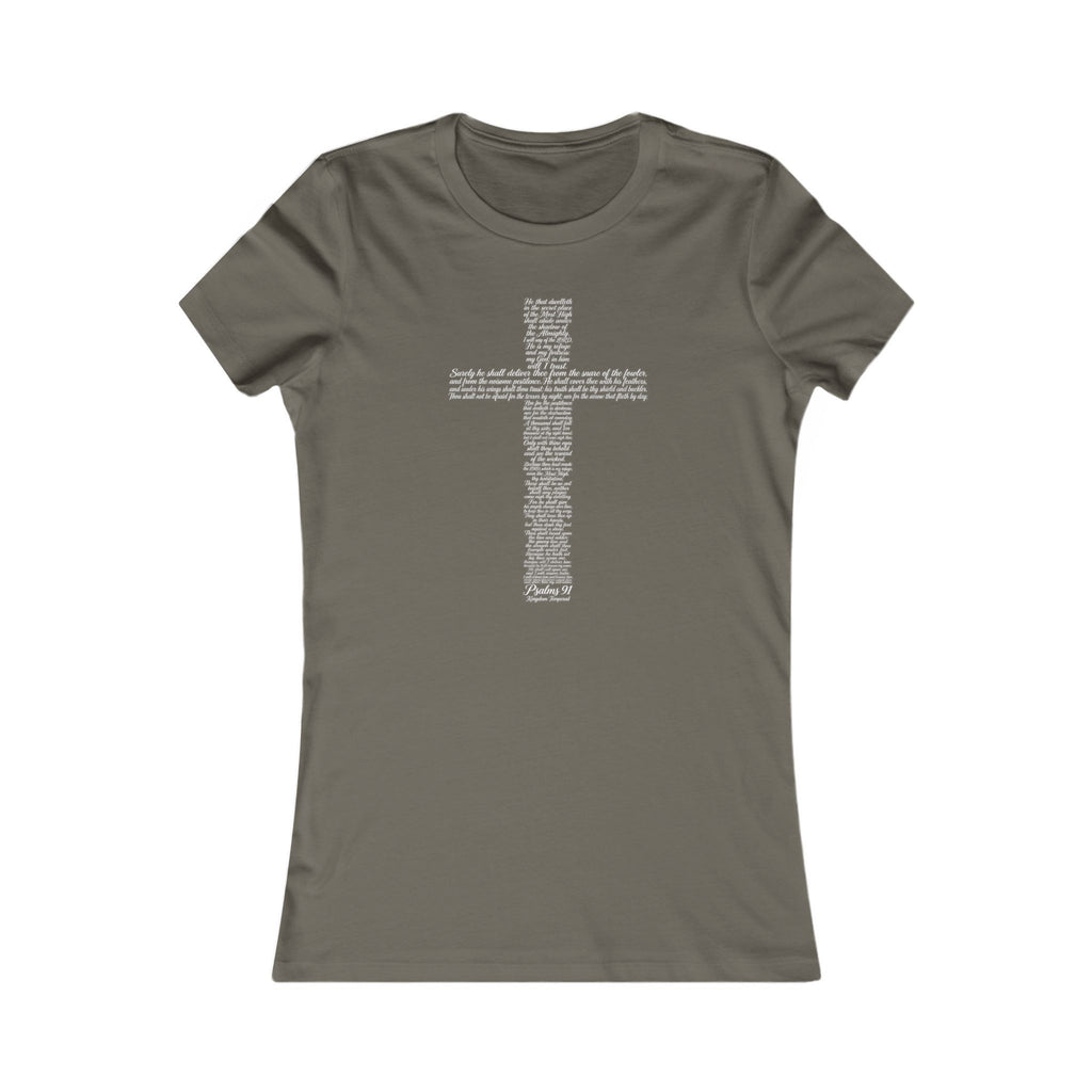 Women's Cross Scripture Tee — Inspirational Faith T‑Shirt