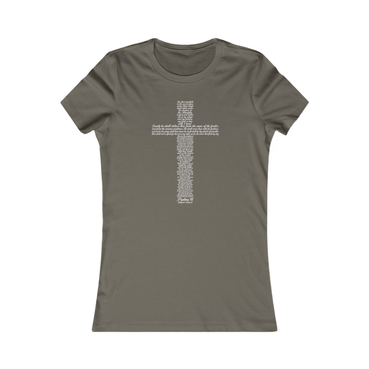 Women's Cross Scripture Tee — Inspirational Faith T‑Shirt