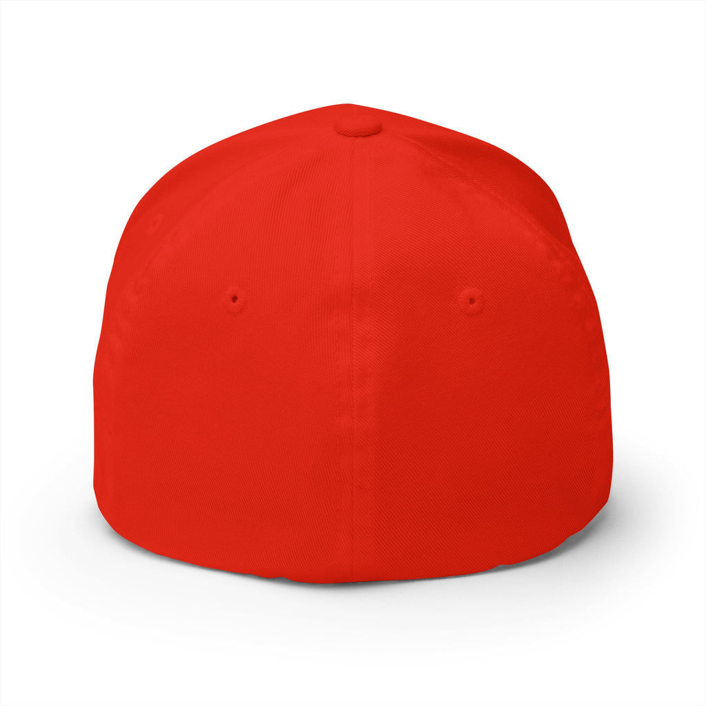 Embroidered 'KT' Cross Logo Cap — Structured Closed-Back Baseball Hat