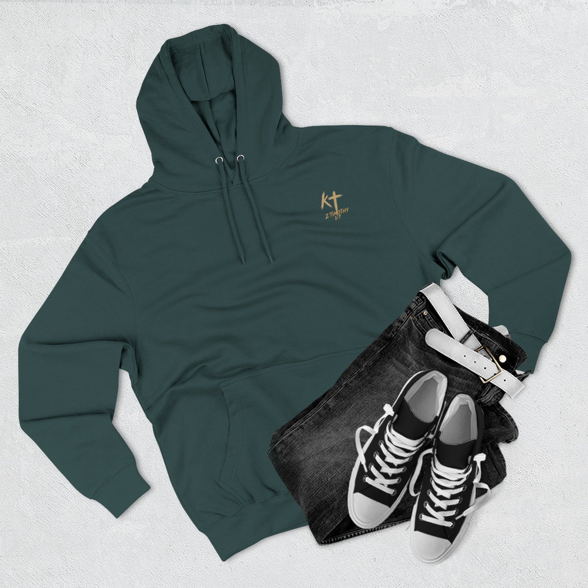 Power, Love & Sound Mind Hoodie – Christian Faith Verse Fleece Hoodie