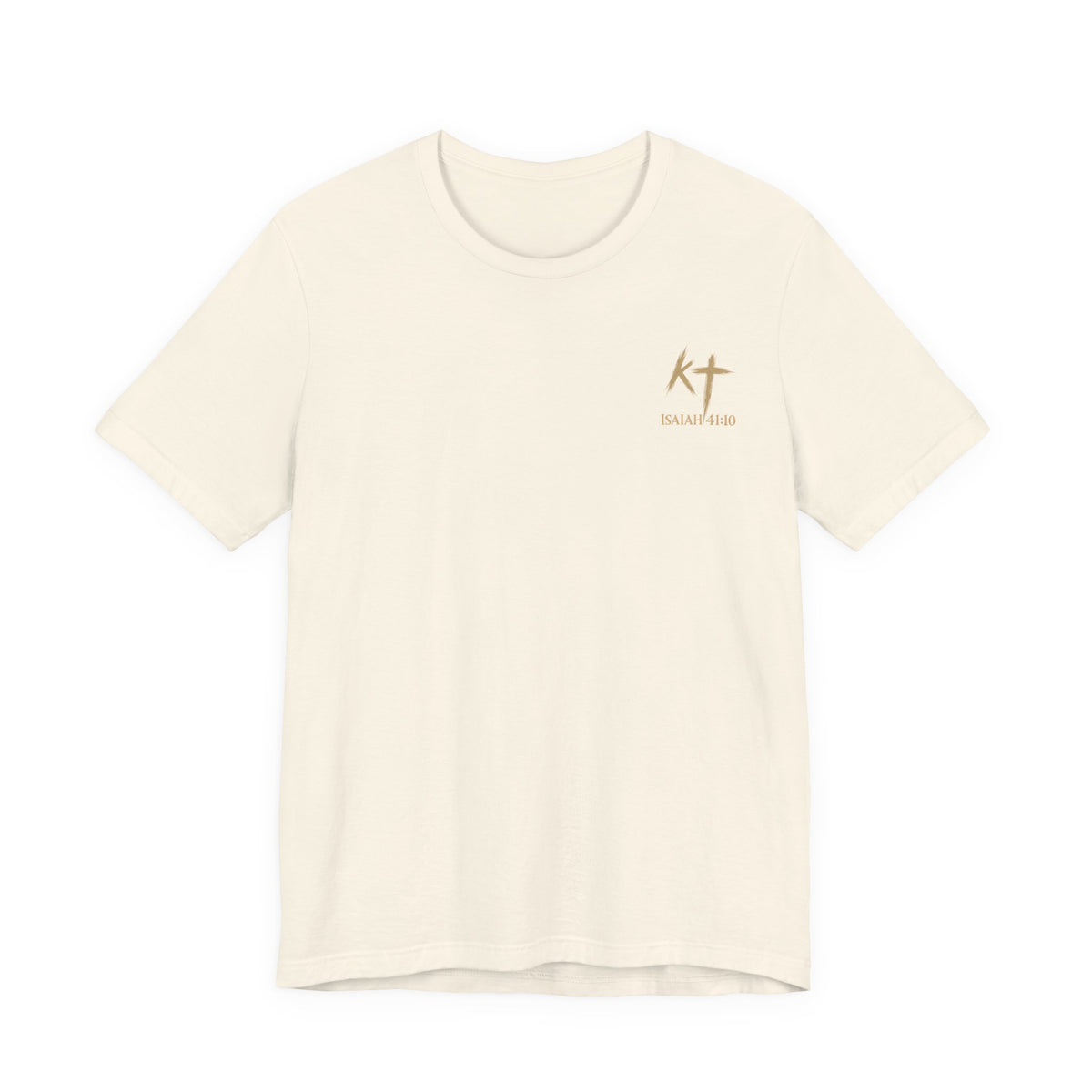 Christian Cross Tee — "Fear Thou Not" Inspirational Graphic T-Shirt
