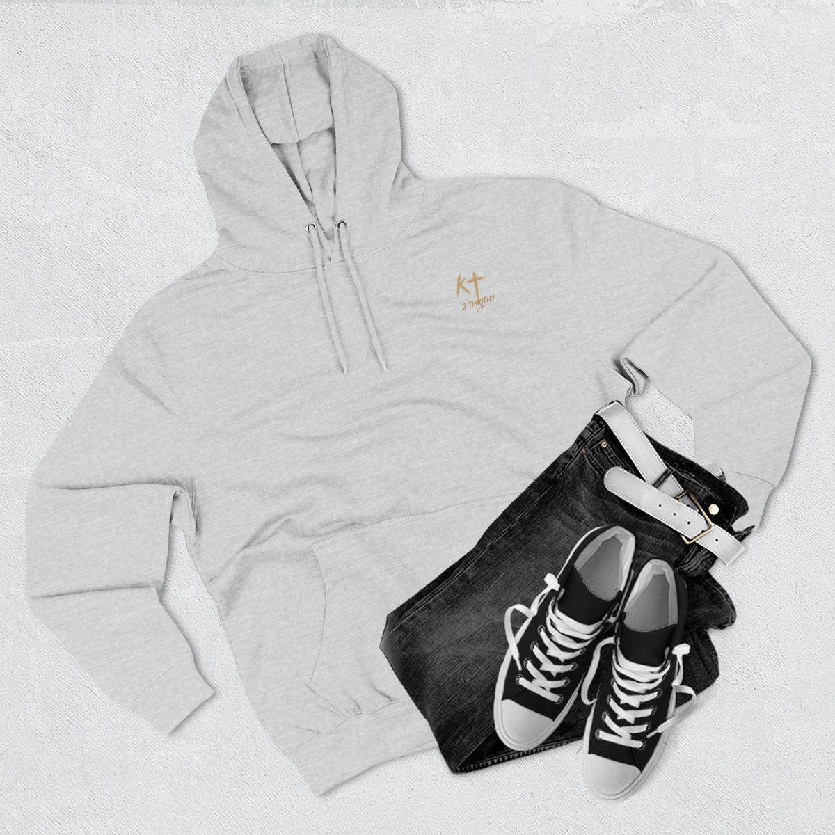 Power, Love & Sound Mind Hoodie – Christian Faith Verse Fleece Hoodie