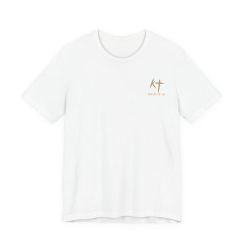 Christian Cross Tee — "Fear Thou Not" Inspirational Graphic T-Shirt