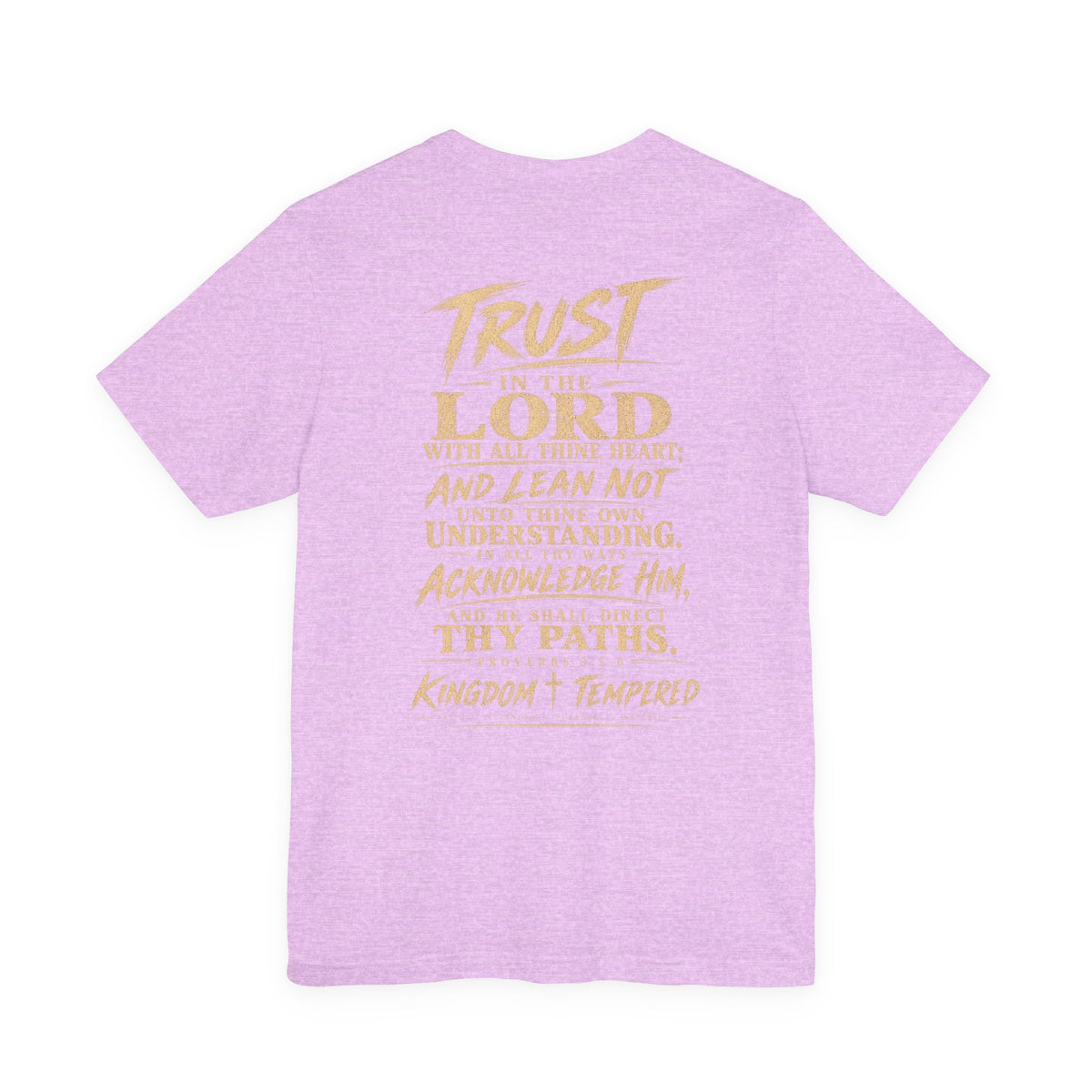 Faith T‑Shirt — "Trust in the Lord" Scripture Tee