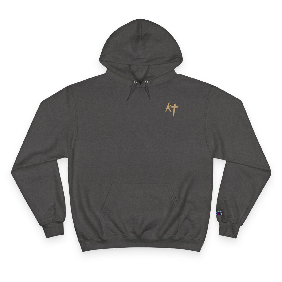Champion Hoodie — Gold Wings Cross Graphic Hoodie
