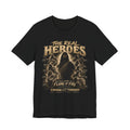 The Real Heroes Graphic Tee — 'Blessed With A Flame Of Fire' Band/Metal Tour Shirt