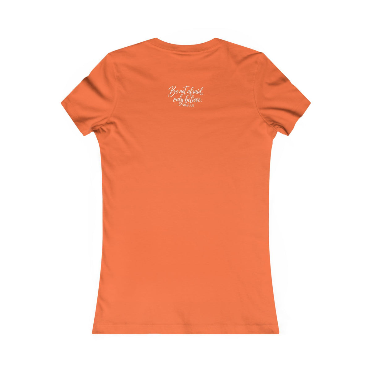 Faith Over Fear Women’s Tee White Wording– Inspirational Christian Graphic T-Shirt