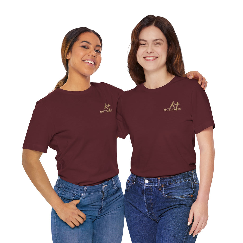 Kingdom & Tempted Christian Tee — Matthew 6:26 Inspirational T‑Shirt