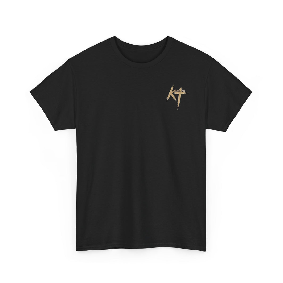 Pray With Faith Tee — Lion & Cross Christian Graphic T-Shirt