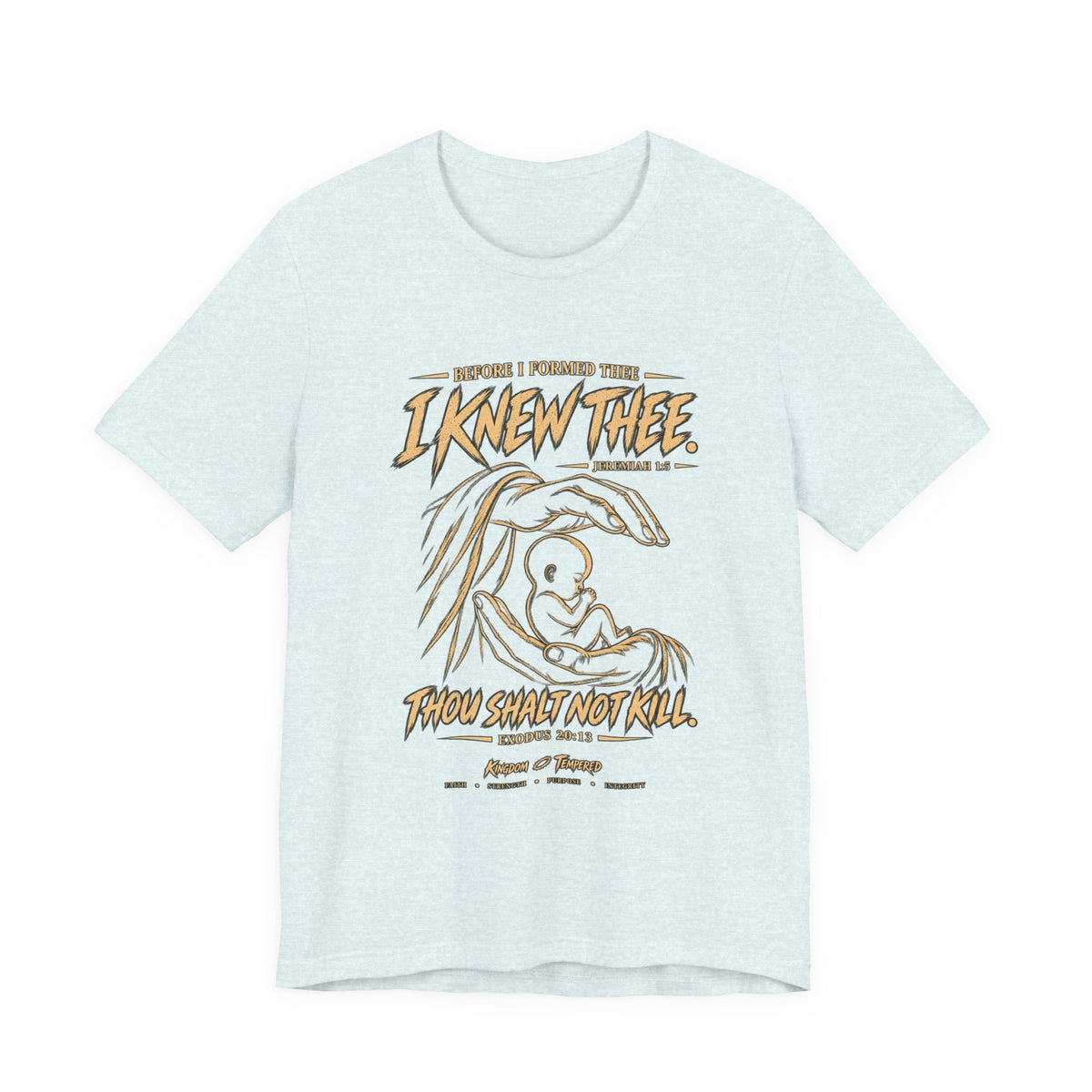 I Knew Thee Nativity Tee – Christian Faith Baby Jesus Graphic T-Shirt