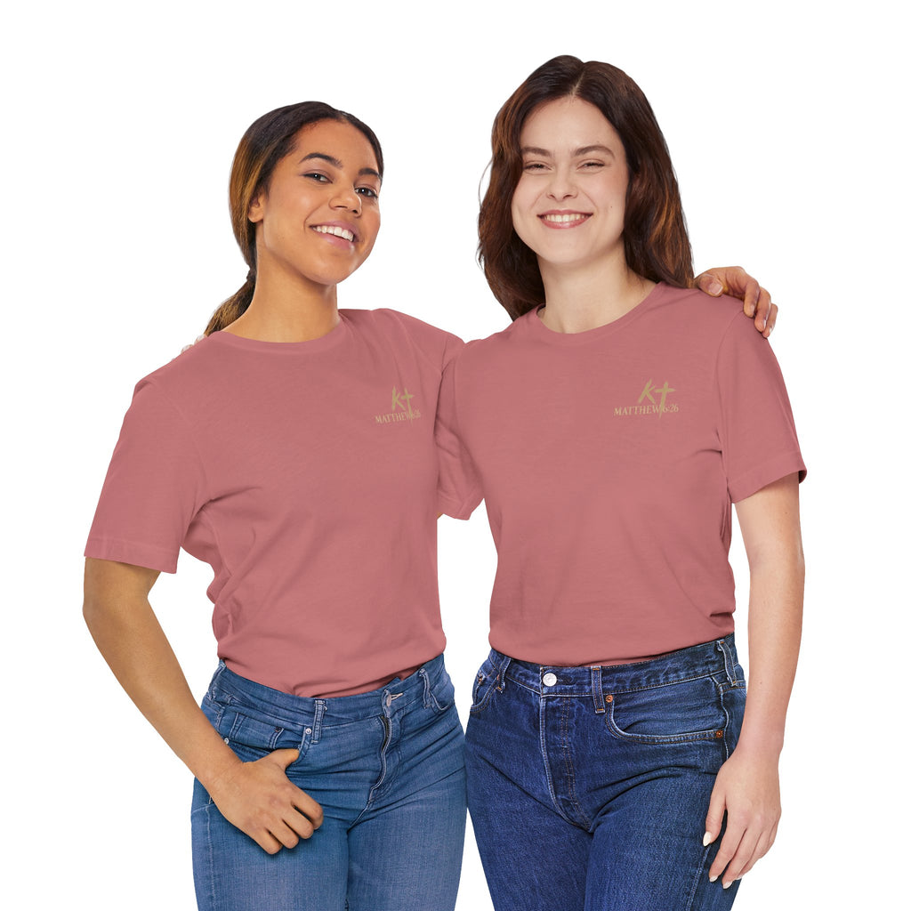 Kingdom & Tempted Christian Tee — Matthew 6:26 Inspirational T‑Shirt