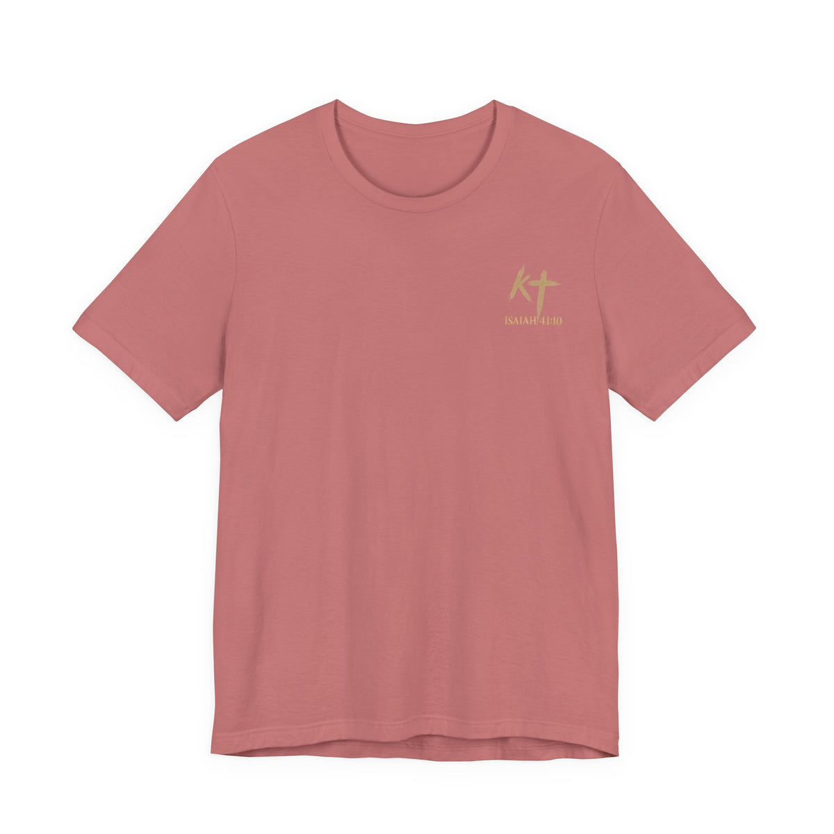Christian Cross Tee — "Fear Thou Not" Inspirational Graphic T-Shirt
