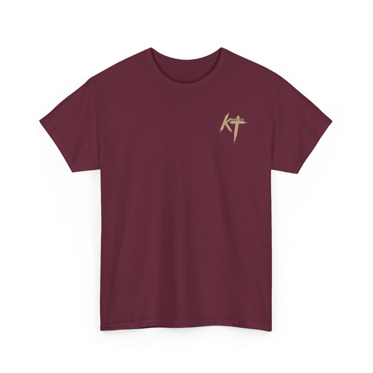 Pray With Faith Tee — Lion & Cross Christian Graphic T-Shirt