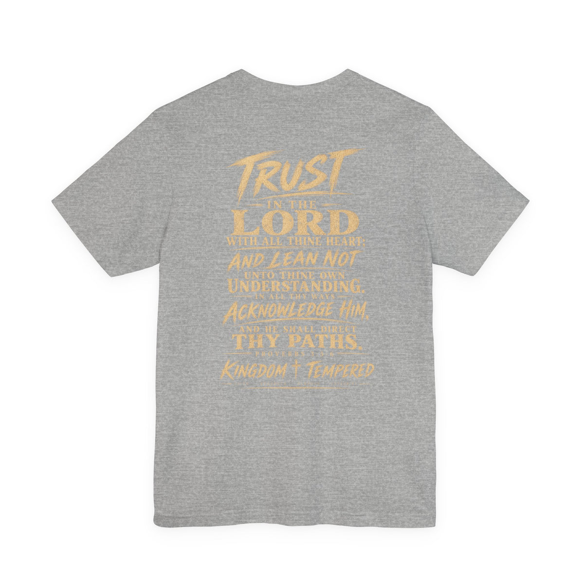 Faith T‑Shirt — "Trust in the Lord" Scripture Tee