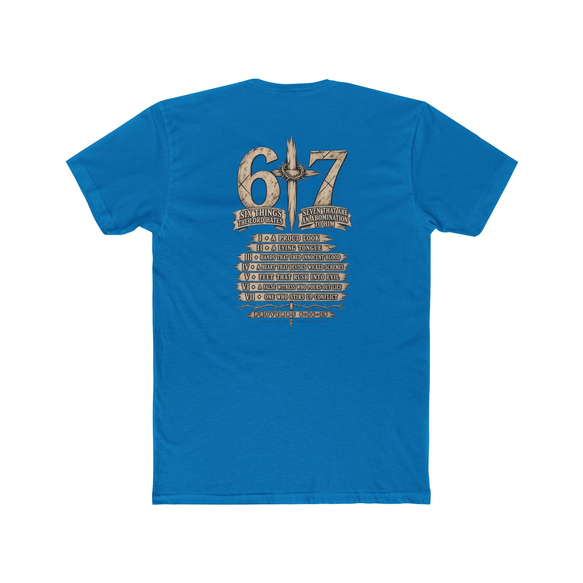 6•7 Cross Sword Vintage Graphic Tee — Providence Youth Ministry Shirt