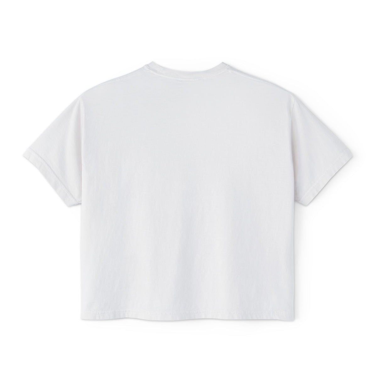 Blessed Is She That Believed Boxy Tee — Christian Scripture Women’s Crop Shirt