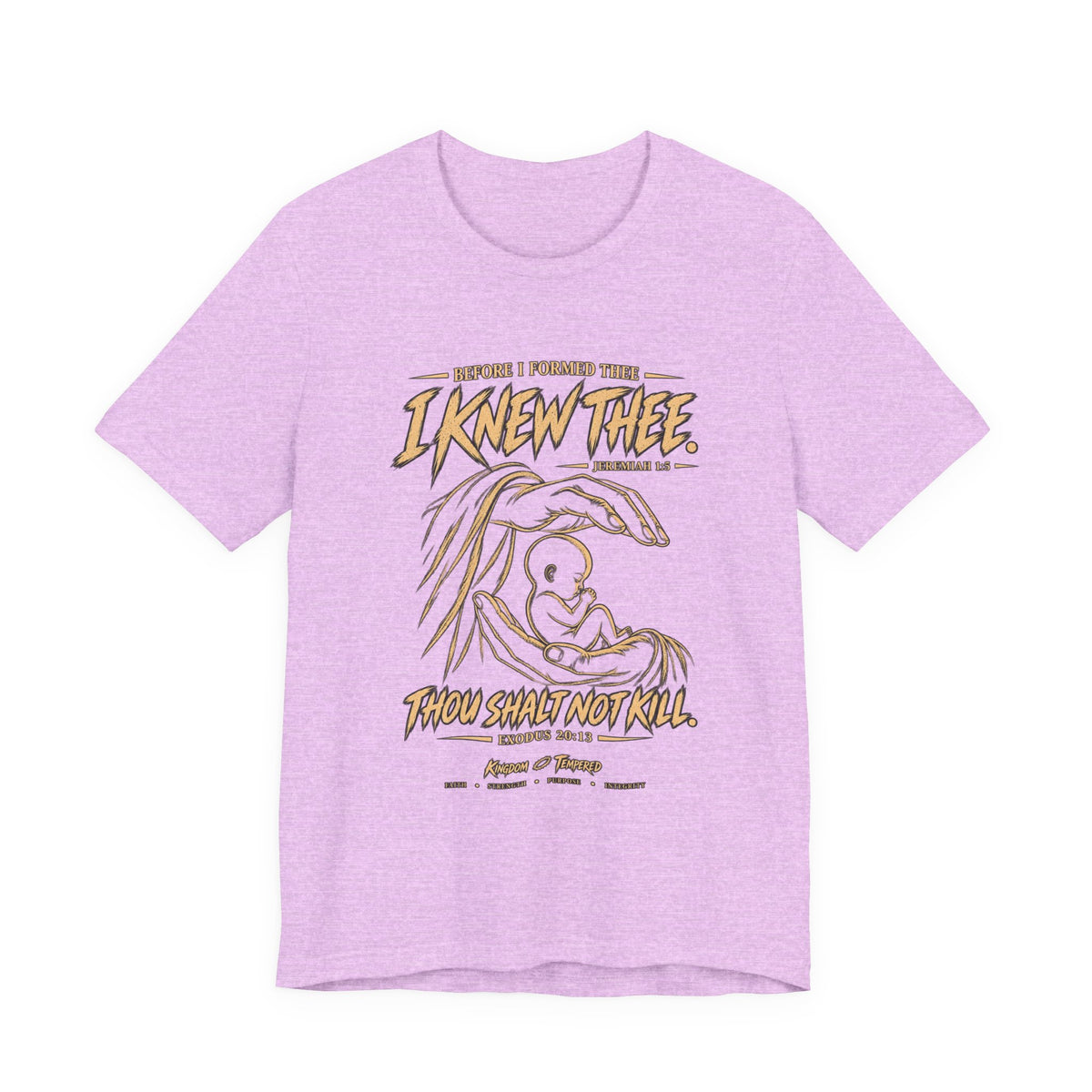 I Knew Thee Nativity Tee – Christian Faith Baby Jesus Graphic T-Shirt