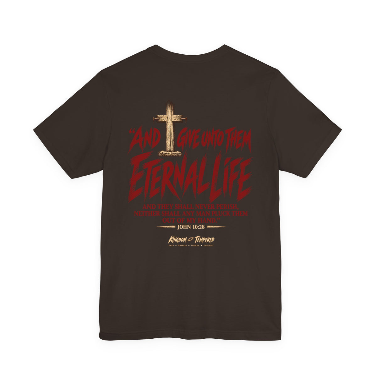 Graphic Tee - "And Give Unto Them Eternal Life" Religious Christian T-Shirt