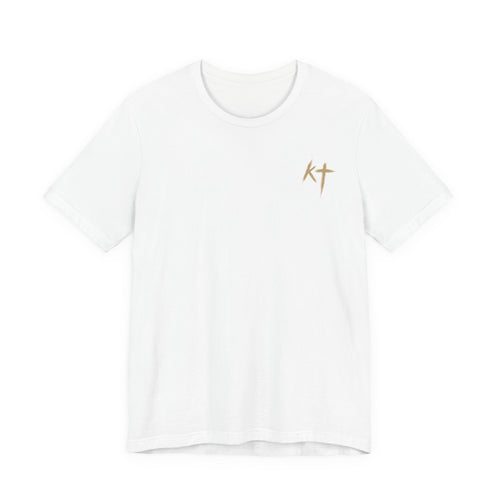 Christian Cross Reflection Tee — 'I Will Be With You' Inspirational T-Shirt