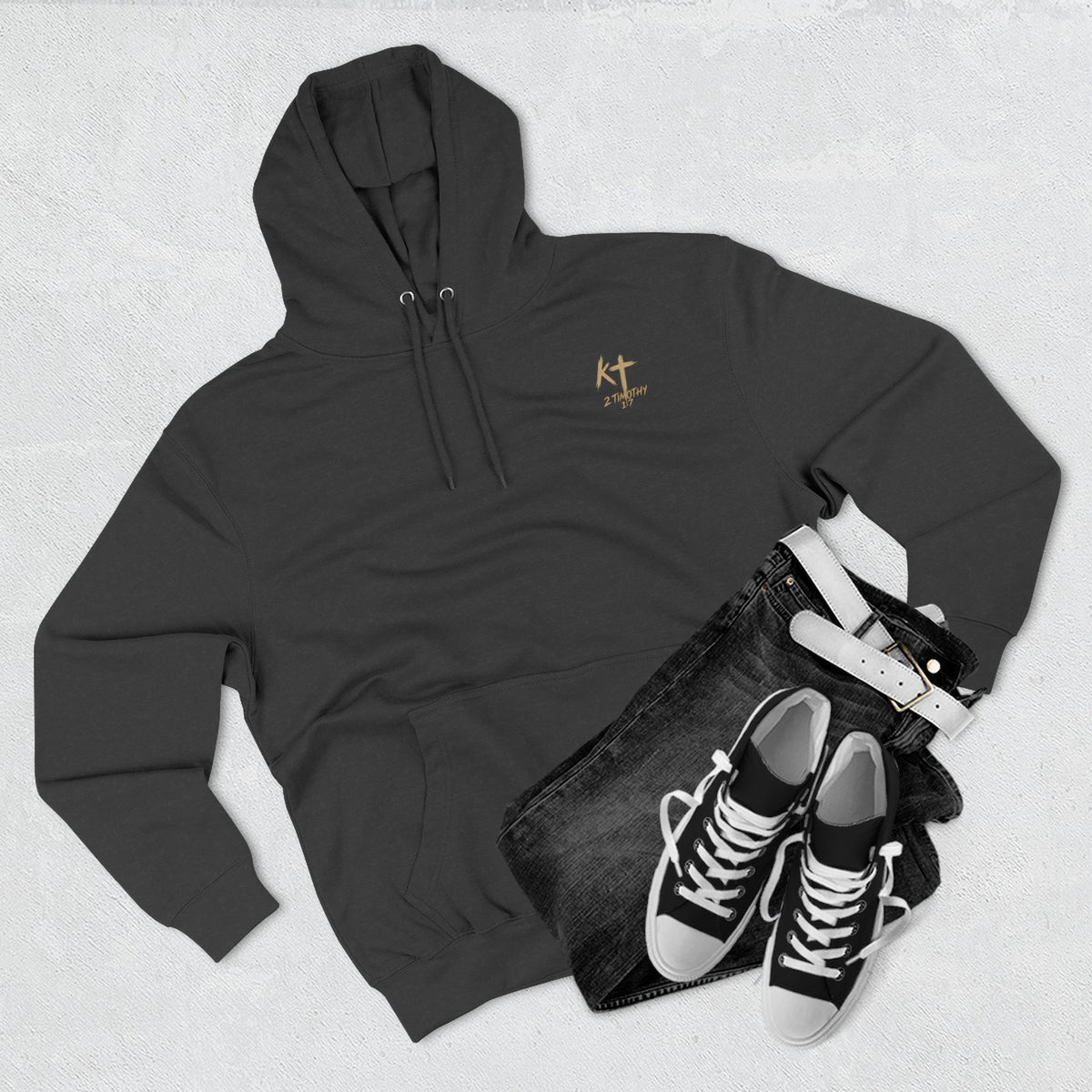 Power, Love & Sound Mind Hoodie – Christian Faith Verse Fleece Hoodie
