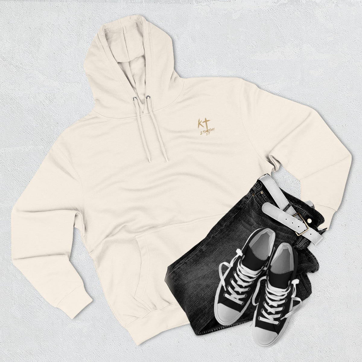 Power, Love & Sound Mind Hoodie – Christian Faith Verse Fleece Hoodie
