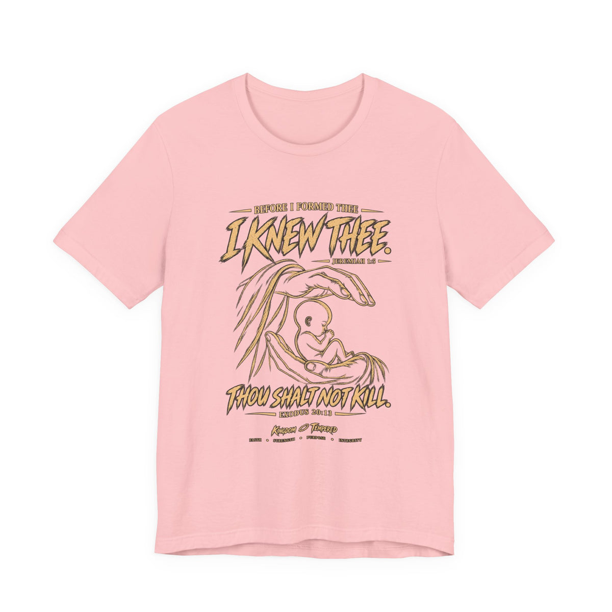 I Knew Thee Nativity Tee – Christian Faith Baby Jesus Graphic T-Shirt