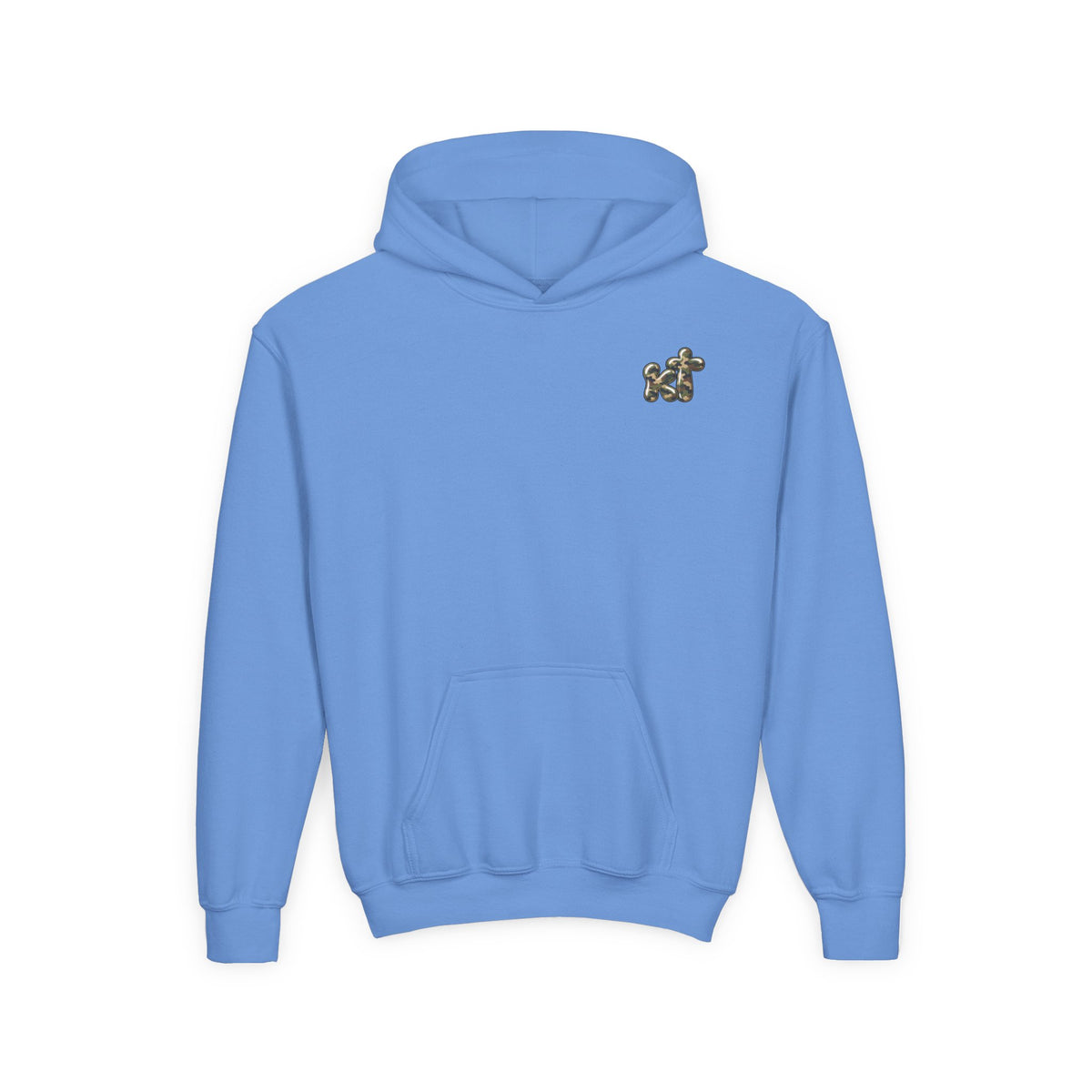 Youth Hoodie — "Be the Light" Inspirational Christian Graphic