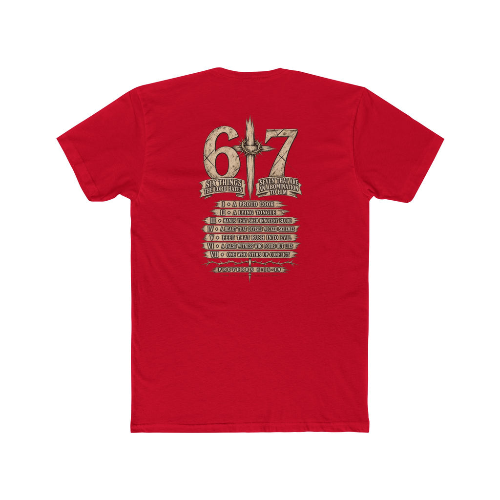 6•7 Cross Sword Vintage Graphic Tee — Providence Youth Ministry Shirt