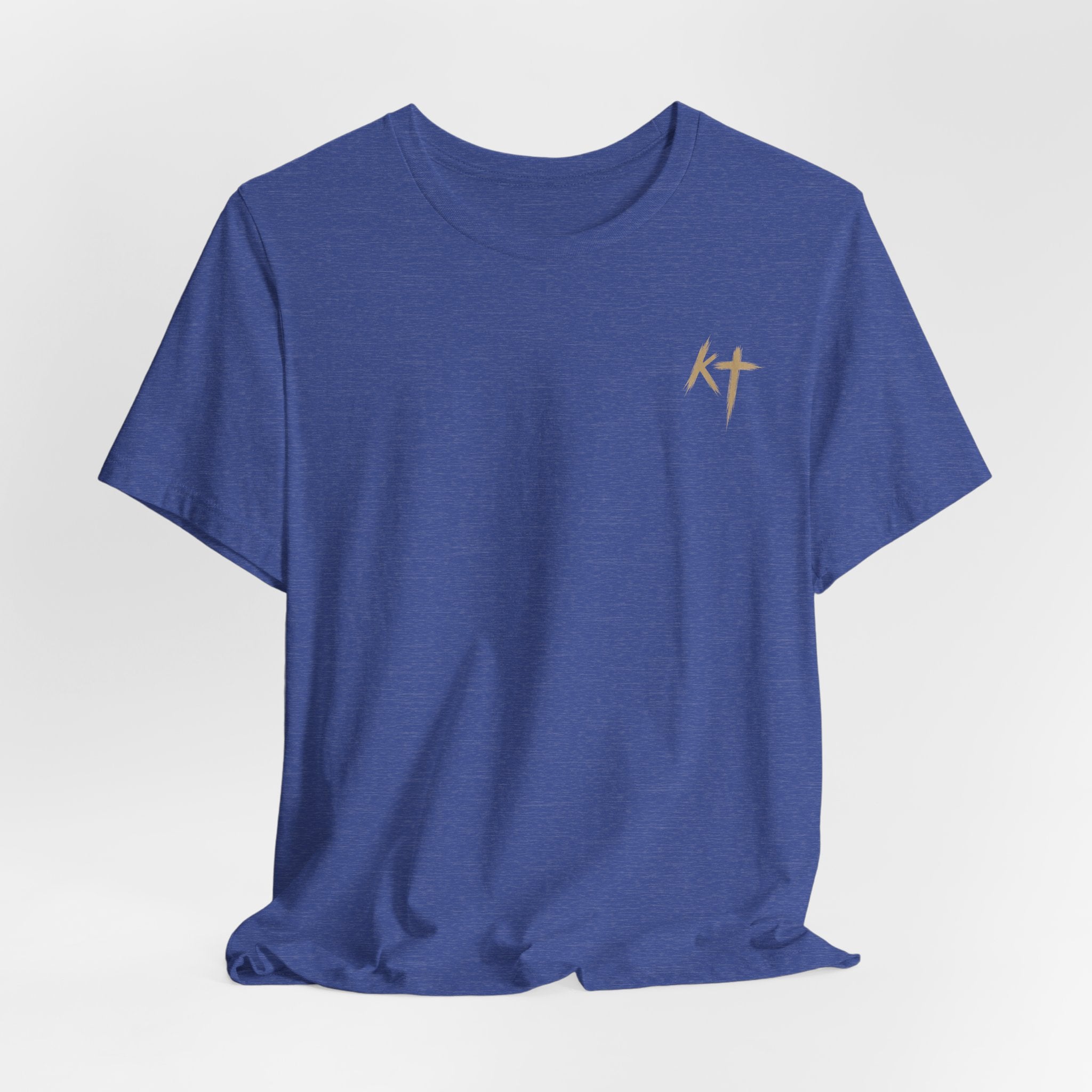 Christian Wings Cross T‑Shirt — 'They That Wait Upon the Lord' Inspirational Tee
